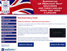 Tablet Screenshot of merchantnavyfund.org